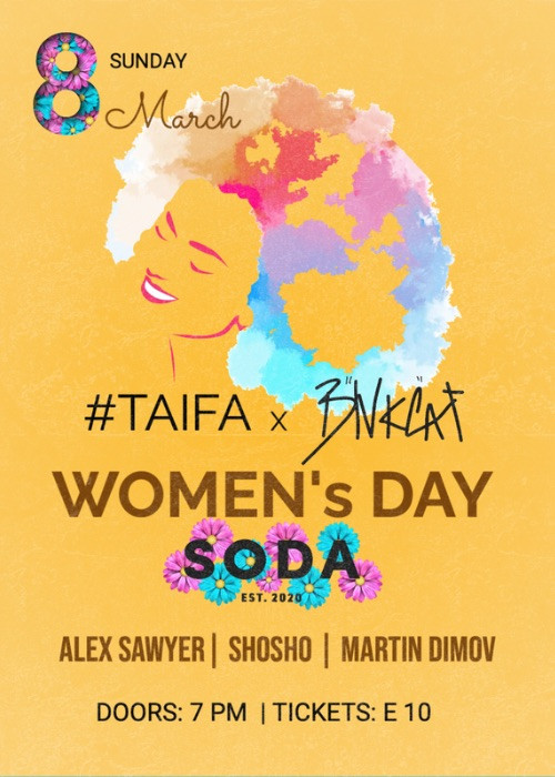 8 March TAIFA x BLVKCAT at Soda