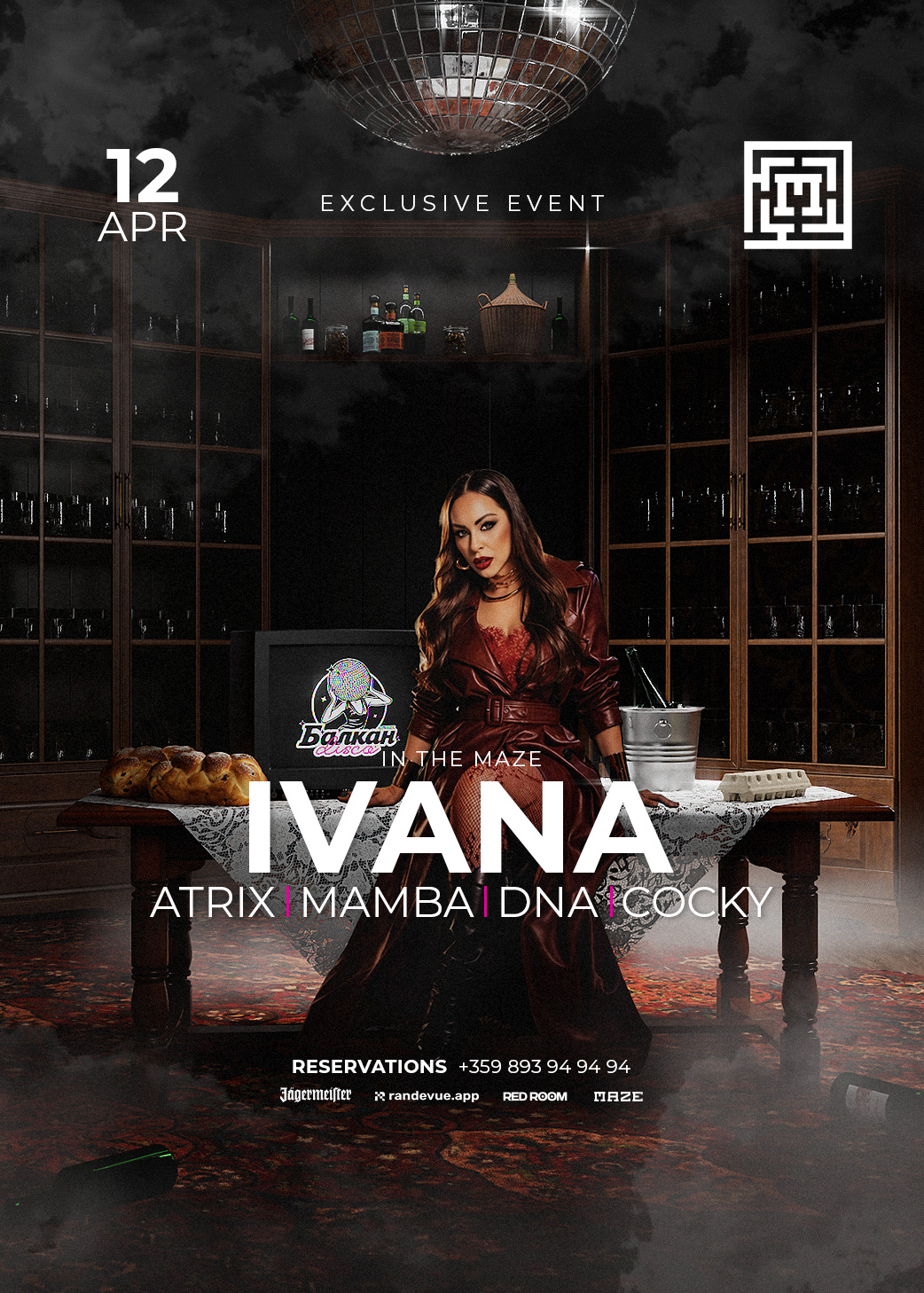 🐣🐇BALKAN DISCO ft  IVANA live @ MAZE