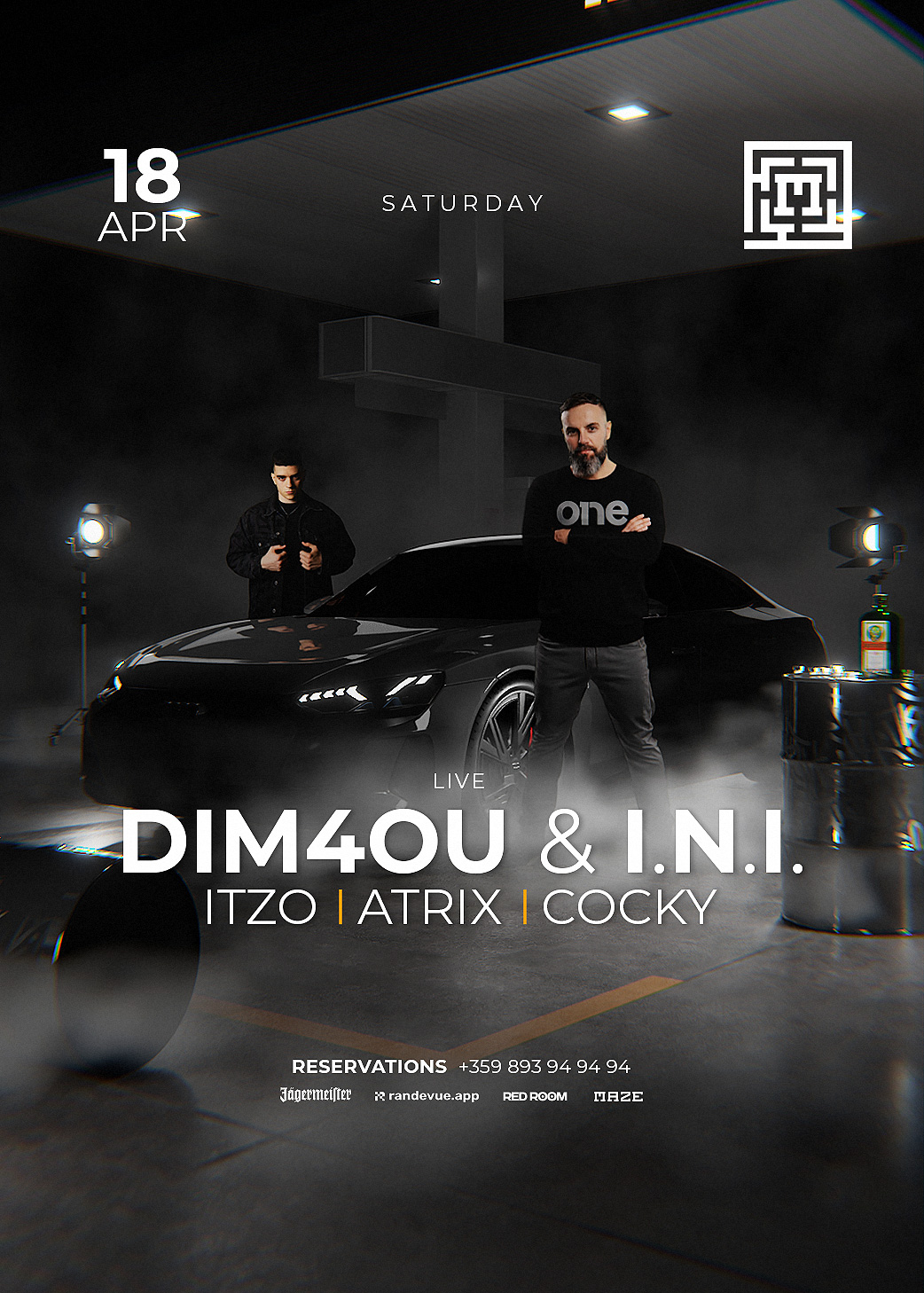 DIM4OU Ft. I.N.I live @ MAZE