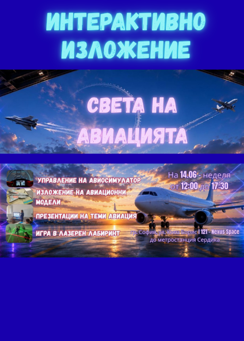 Интерактивно изложение „Светът на авиацията“