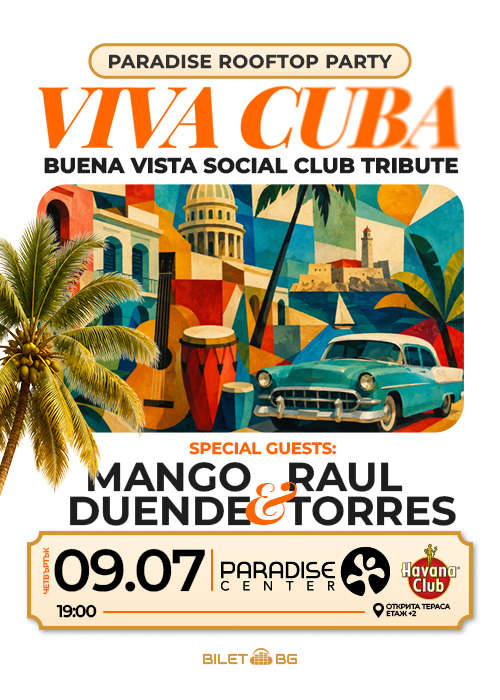 VIVA CUBA at Paradise Rooftop