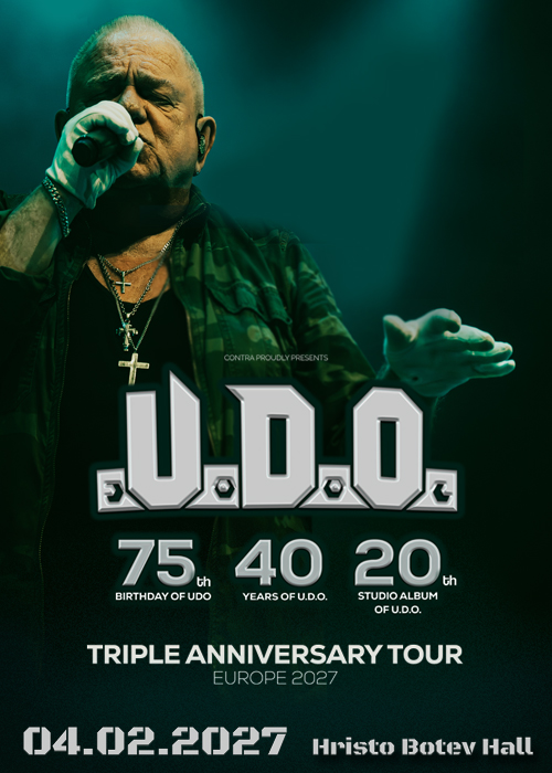U.D.O. - TRIPLE ANNIVERSARY Tour 2027