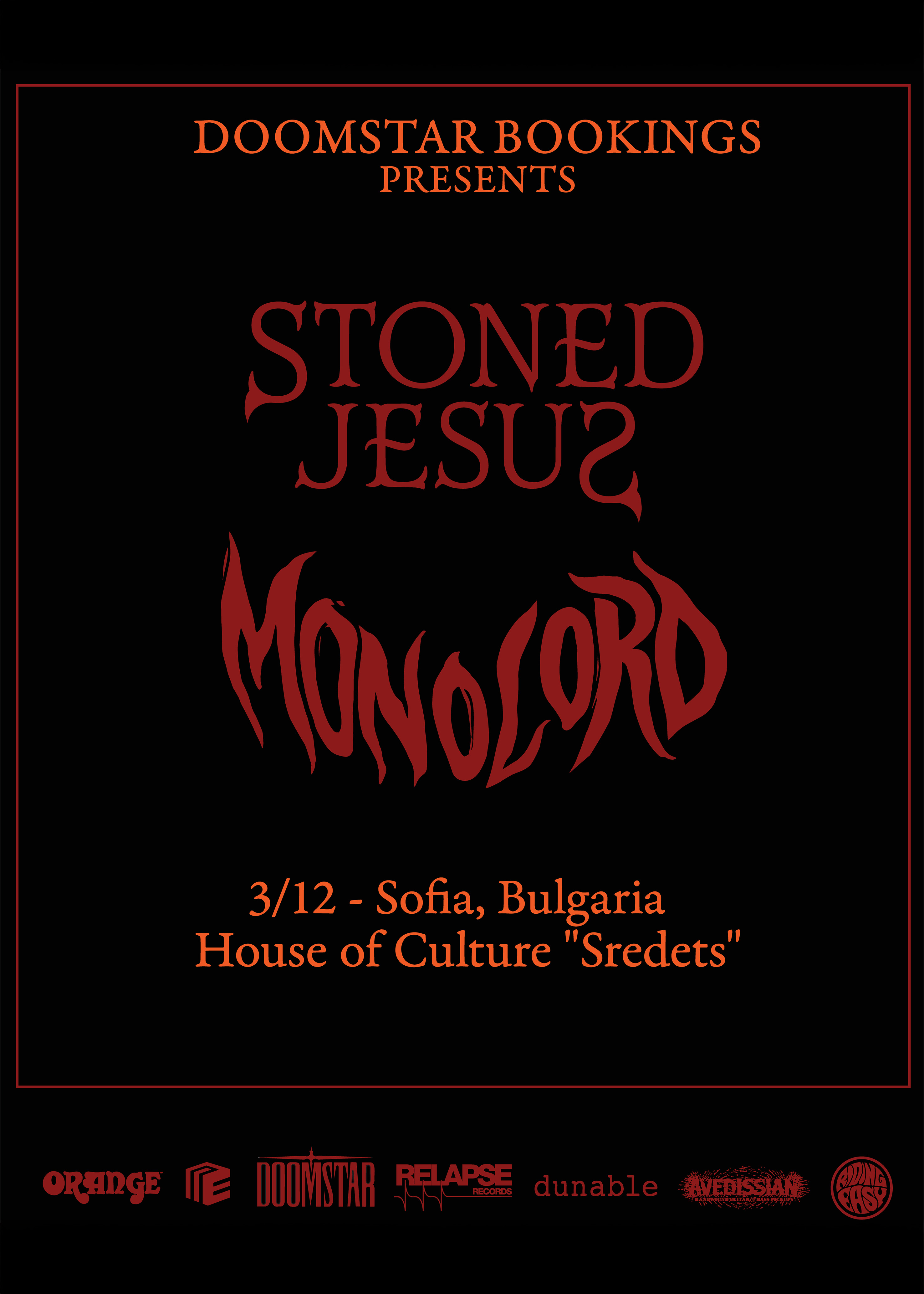 MONOLORD & STONED JESUS live in Sofia