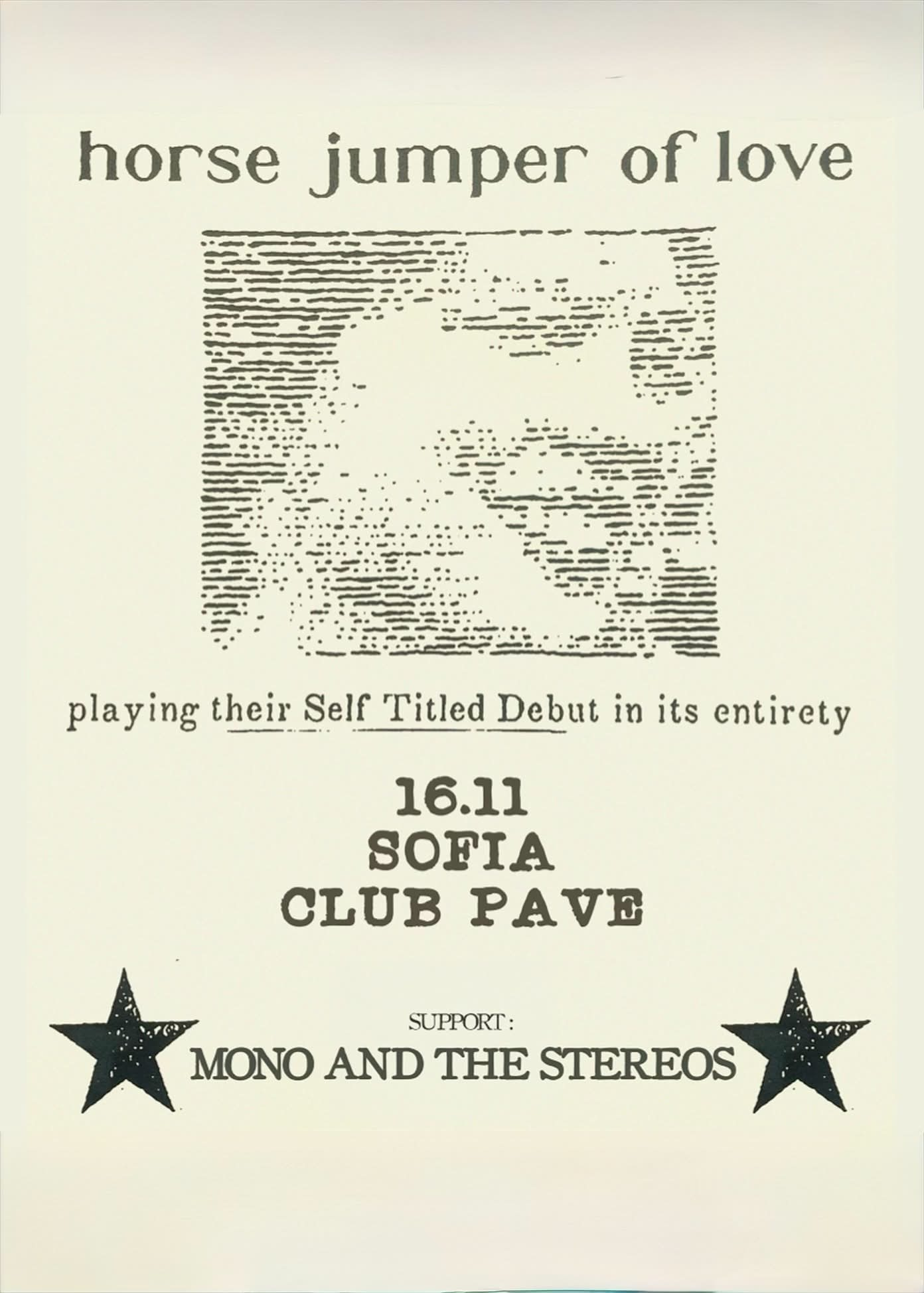 Horse Jumper of Love (USA) w/ Mono and the Stereos live at Club Pave